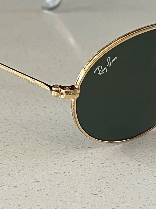 Ray-Ban RB3547 OVAL GOLD METAL main image 5